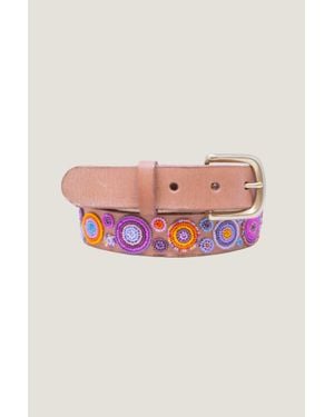 Kalonzo Aspiga Sustainable Multi Circle Belt - Pink