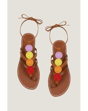 Eunice Aspiga Discs Sandal - Multicolor