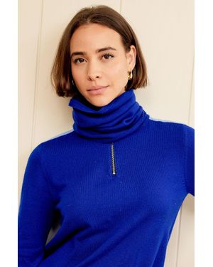Aspiga Ladies Ethical Warm Merino Wool Soft Neck Warmer Snood Cobalt - Blue