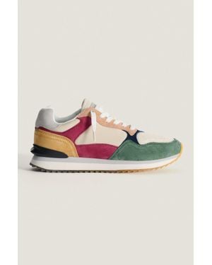 HOFF Aspiga Ethical Montreal Leather Trainers - Multicolour