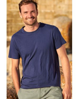 Aspiga Sustainable Cotton Crew Neck T-Shirt - Blue