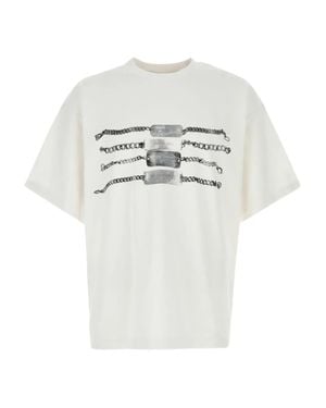 Alexander Wang Chain Graphic Short Sleeve Tee - White