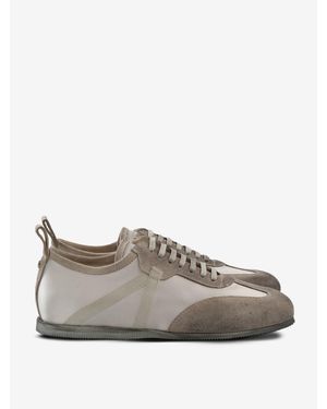 Ann Demeulemeester Siru Soft Low-Top Boxing Sneakers - Gray