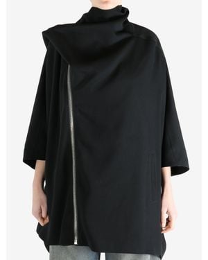 Rick Owens Giacca Sail Biker Jacket - Black
