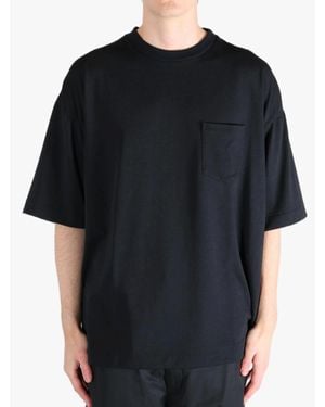 Nanamica Polyester Jersey Pocket Tee - Black