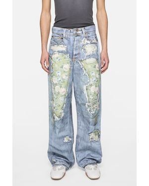 Acne Studios Trompe Loeil Jeans - Blue
