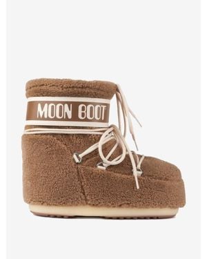 Moon Boot Icon Low Fleece Boot - Brown
