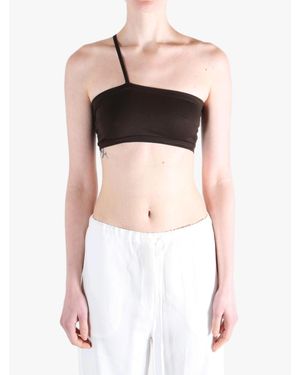 Baserange Nida One Strap Bra - Black