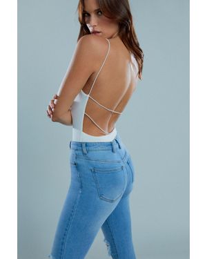 Bardot Jasminka Jersey Bodysuit - Blue