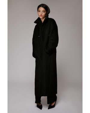 Bardot Enzo Oversized Coat - Black