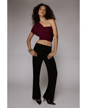 Bardot Milena High Rise Flared Pant - Black