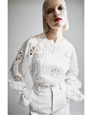 Bardot Rosalee Lace Blouse - Multicolor