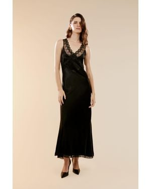 Bardot Mendez Slip Dress - Natural