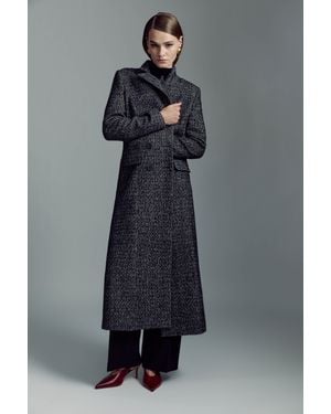 Bardot Blythe Double Breasted Coat - Gray