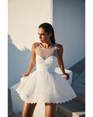 Bardot Hilda Hoop Mini Dress - White