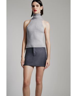Bardot Aleia Sleeveless Knit Top - Gray
