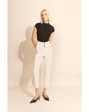 Bardot Corset Pant - Natural