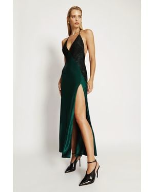 Bardot Estrella Halter Maxi Dress - Multicolor