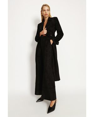Bardot Marlowe Vegan Suede Pant - Black
