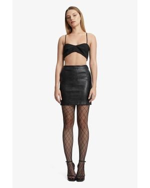 Bardot Diamond Fishnet Tights - Black