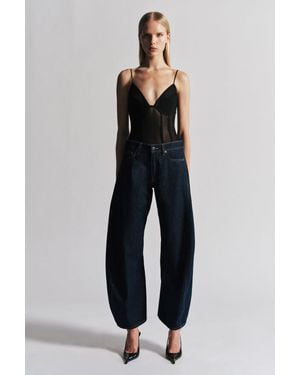 Bardot 030 Mid Rise Relaxed Fit Jean - Blue