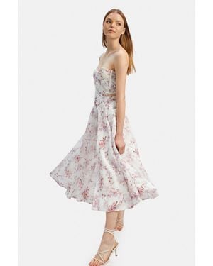 Bardot Gracious Midi Skirt - White