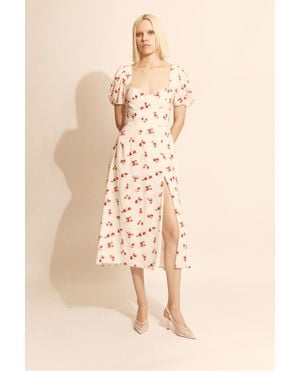 Bardot Gillian Midi Dress - Natural