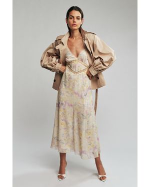 Bardot Lera Double Breasted Jacket - Natural