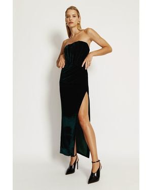 halter midi white dress David Koma CRYSTAL ARCH HALTER MIDI DRESS WHITE/SILVER / 12