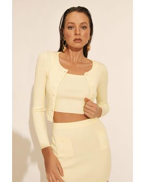 Bardot Sarita Knit Top - Natural