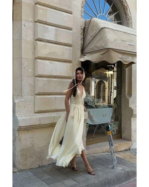 Bardot Arletha Halter Maxi Dress - Gray