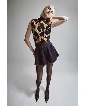 Bardot Aruba Denim Mini Skirt - Multicolor