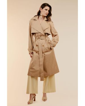 Bardot Halle Trench Coat - Natural
