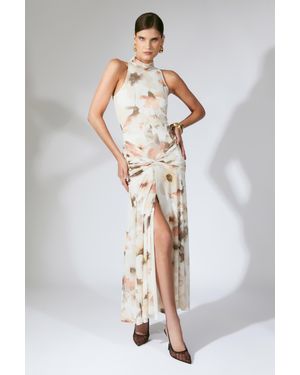 Bardot Leanna Mesh Midi Dress - White