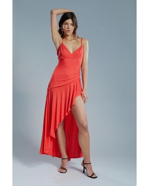 Bardot Sorella Jersey Midi Dress - Red