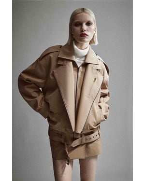 Bardot Kavi Oversized Jacket - Brown