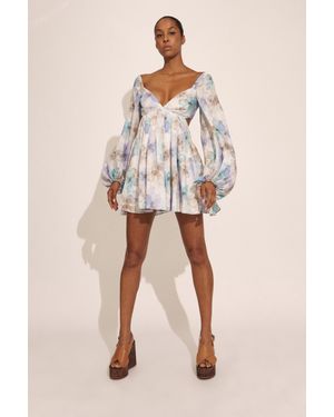Bardot Jovie Babydoll Mini Dress - Natural