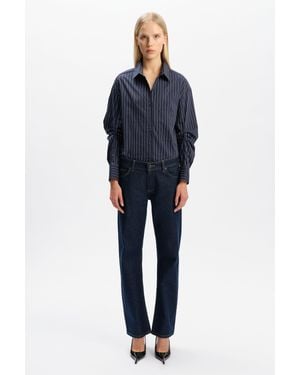 Bardot Alphie Striped Shirt - Blue