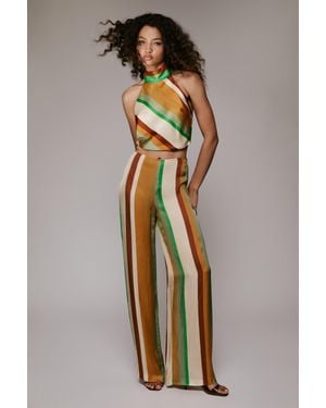 Bardot Pearce Wide Leg Stripe Pant - Multicolor