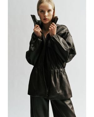 Bardot Anja Leather Jacket - Black