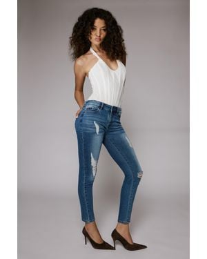 Bardot Kate Hipster Jeans - Blue