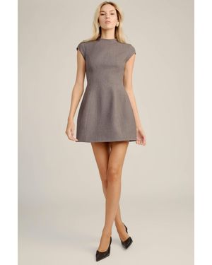 Bardot Delphi Hourglass Mini Dress - Natural