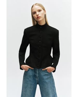 Bardot Octavia Structured Jacket - Black