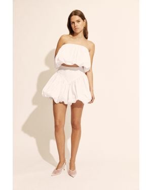 Bardot Lissett Poplin Mini Skirt - Natural