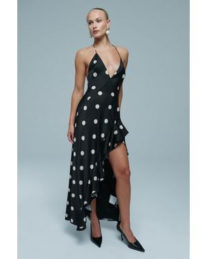 Bardot Selene Halter Maxi Dress - Blue
