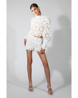 Bardot Amyra High Waisted Short - White