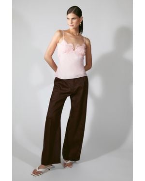 Bardot Elisan Lace Satin Camisole - Multicolor