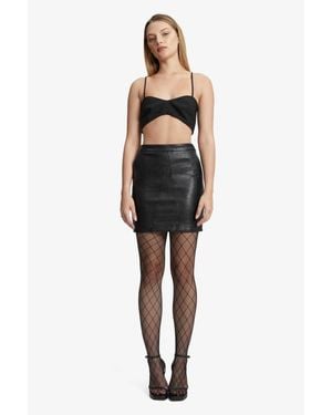 Bardot Diamond Fishnet Tights - Black