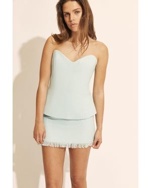Bardot Mariska Longline Strapless Top - White