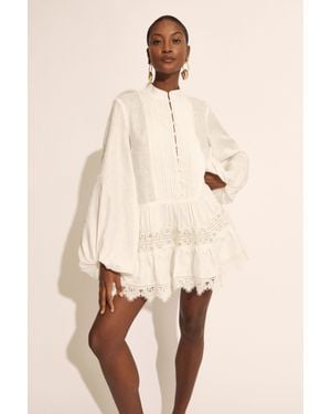 Bardot Karoline Lace Mini Dress in White | Lyst Bardot Karoline Lace Mini Dress in White | Lyst